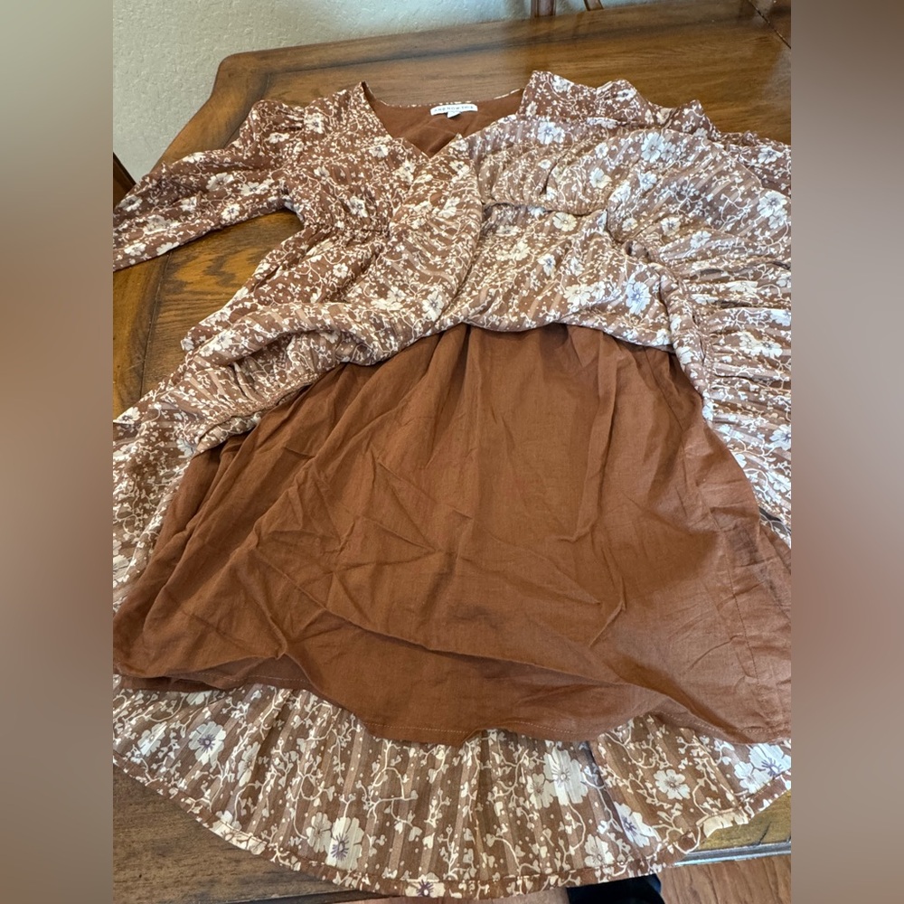 Adorable Ruffled Boho Dress - Small - Picture 10 of 11